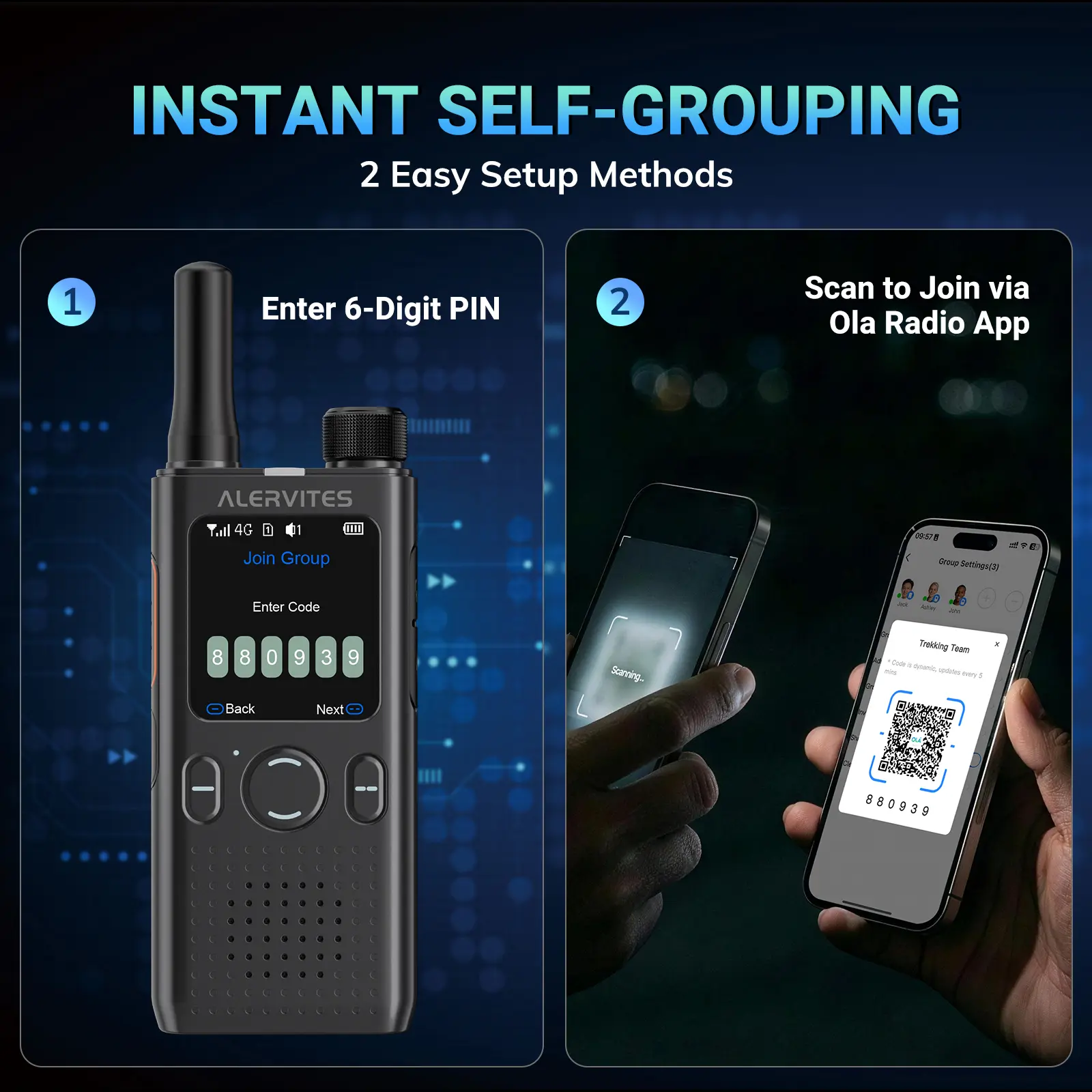 Alervites PoC-AT1 Lifetime Free PoC Radio [2 PCS] - Image 12