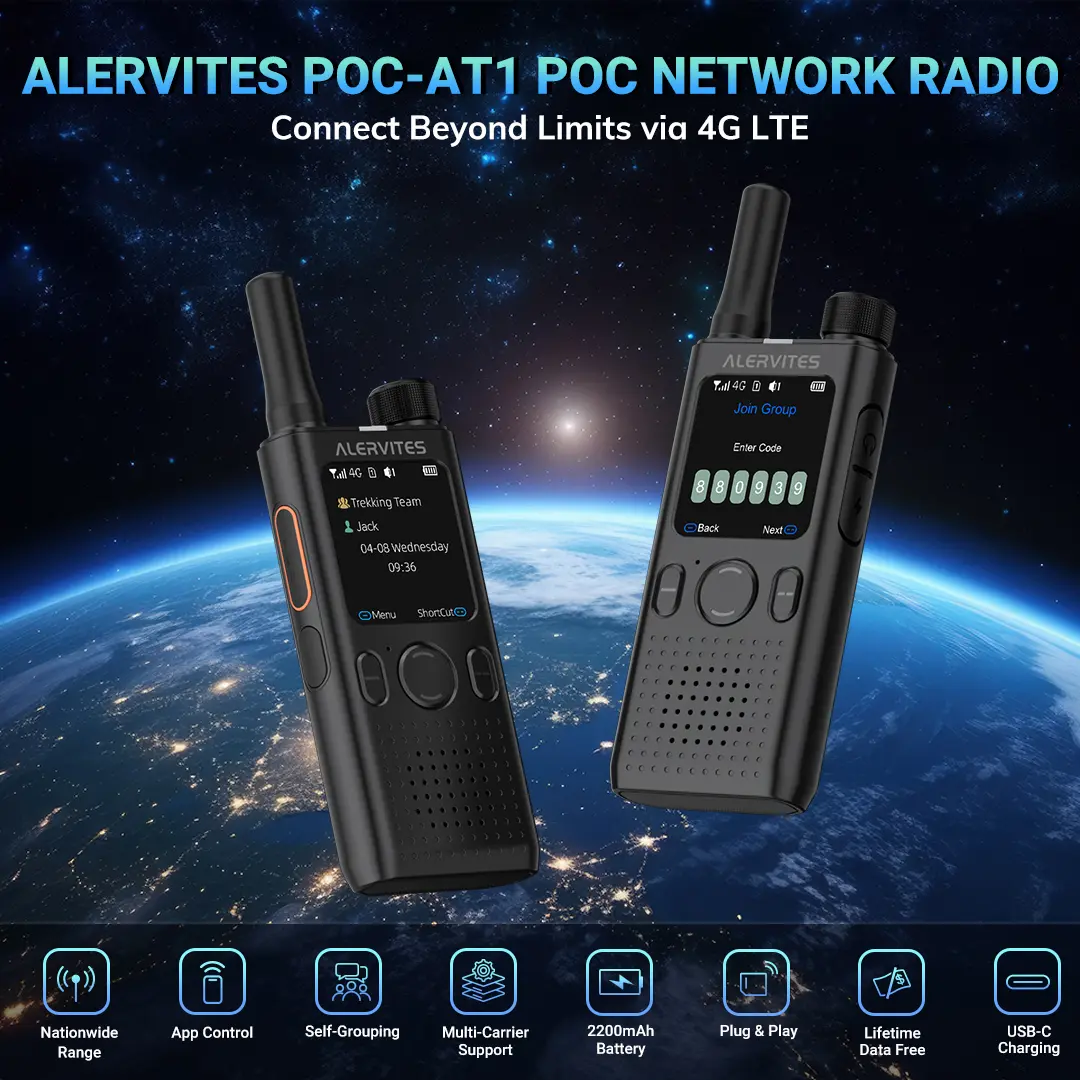 Alervites PoC-AT1 Lifetime Free PoC Radio [2 PCS] - Image 5