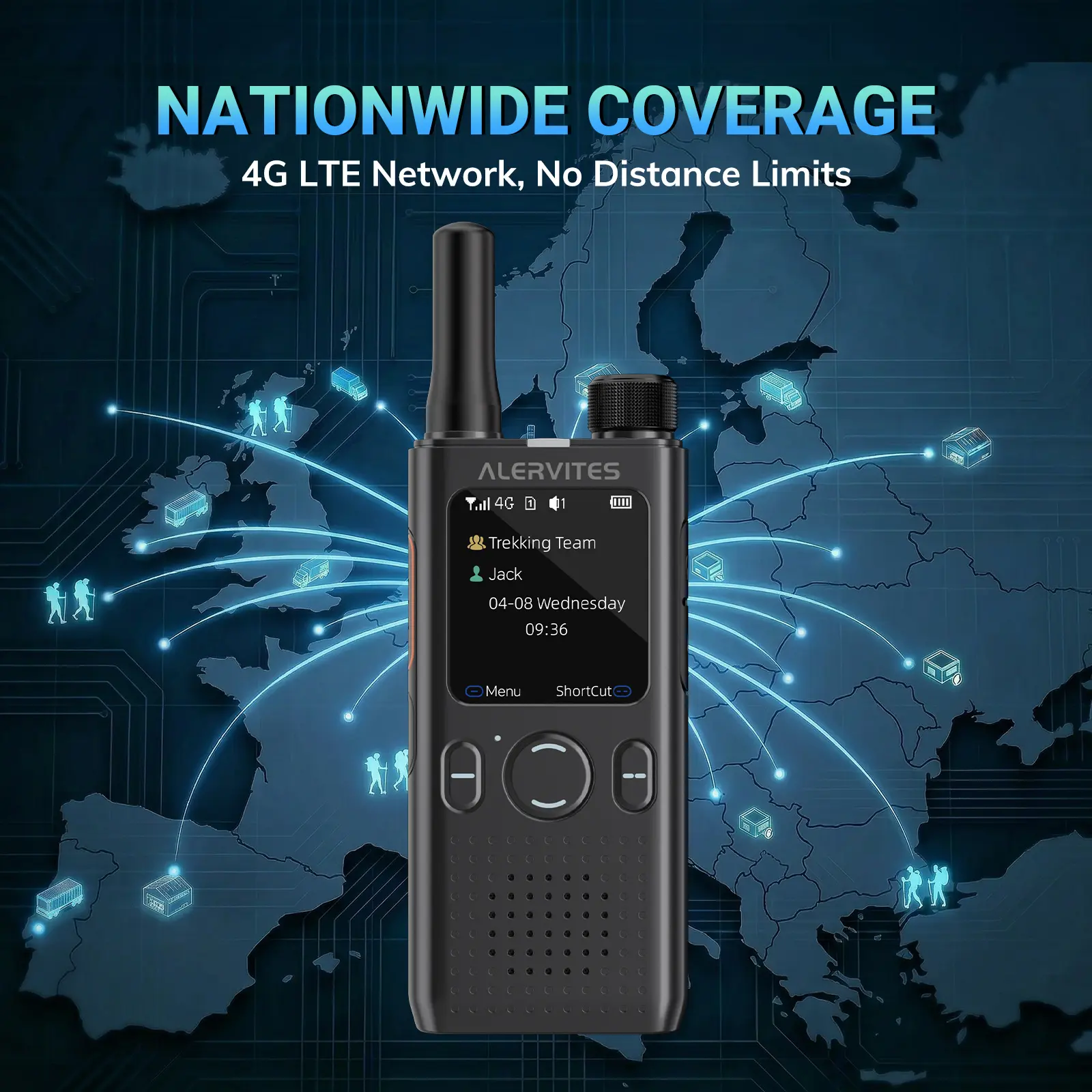 Alervites PoC-AT1 Lifetime Free PoC Radio [2 PCS] - Image 7