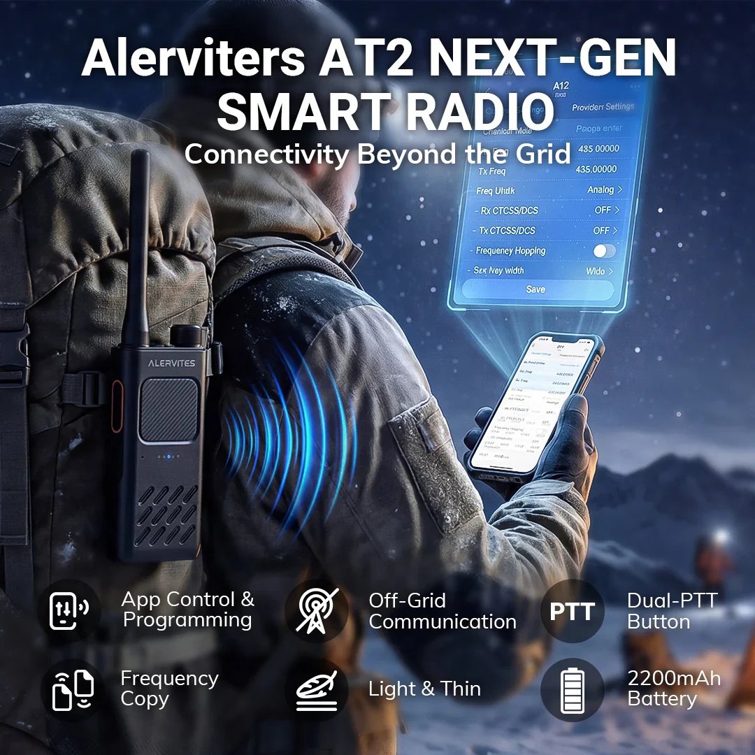 Alervites AT2 Smart UHF Radio [2 PCS] - Image 11