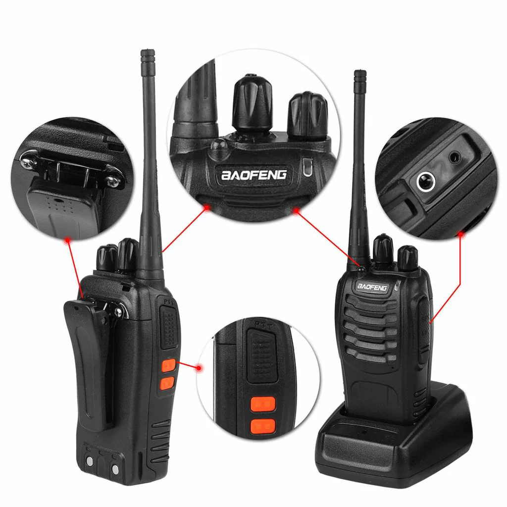 BF-888S [6 Pack] 5W UHF Radio - Image 4
