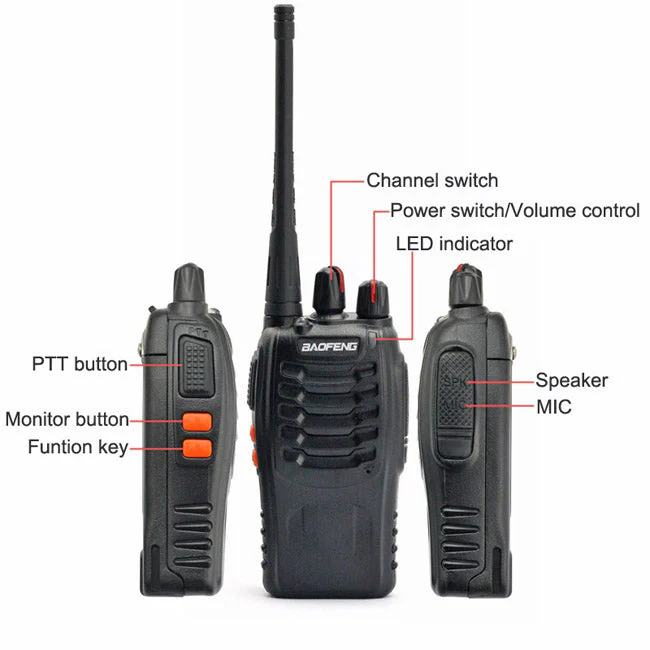 BF-888S [6 Pack] 5W UHF Radio - Image 5