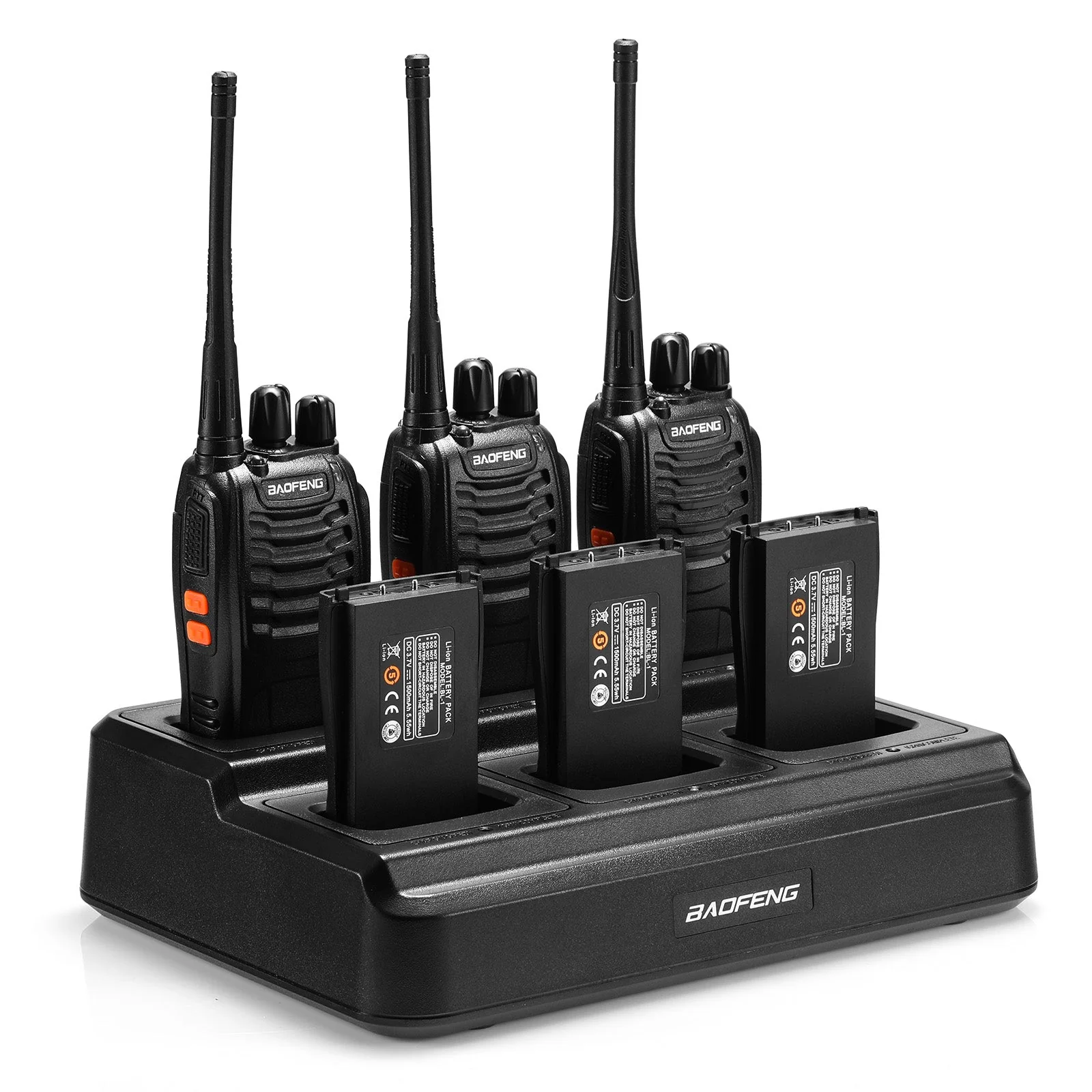 BF-888S [6 Packs + Six-way Charger + Programming Cable] - Image 2