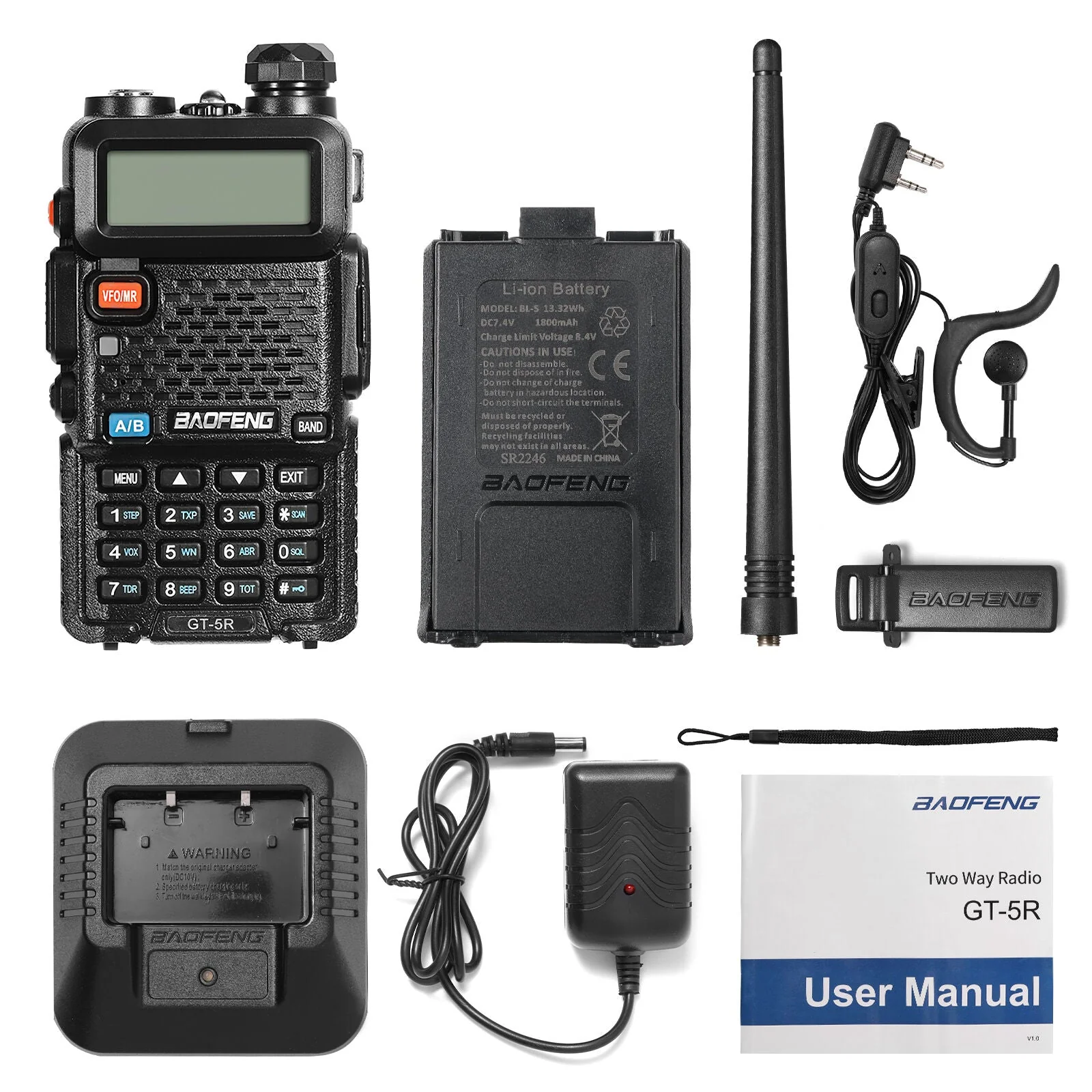 GT-5R 4W/1W Dual Band Radio - Image 11