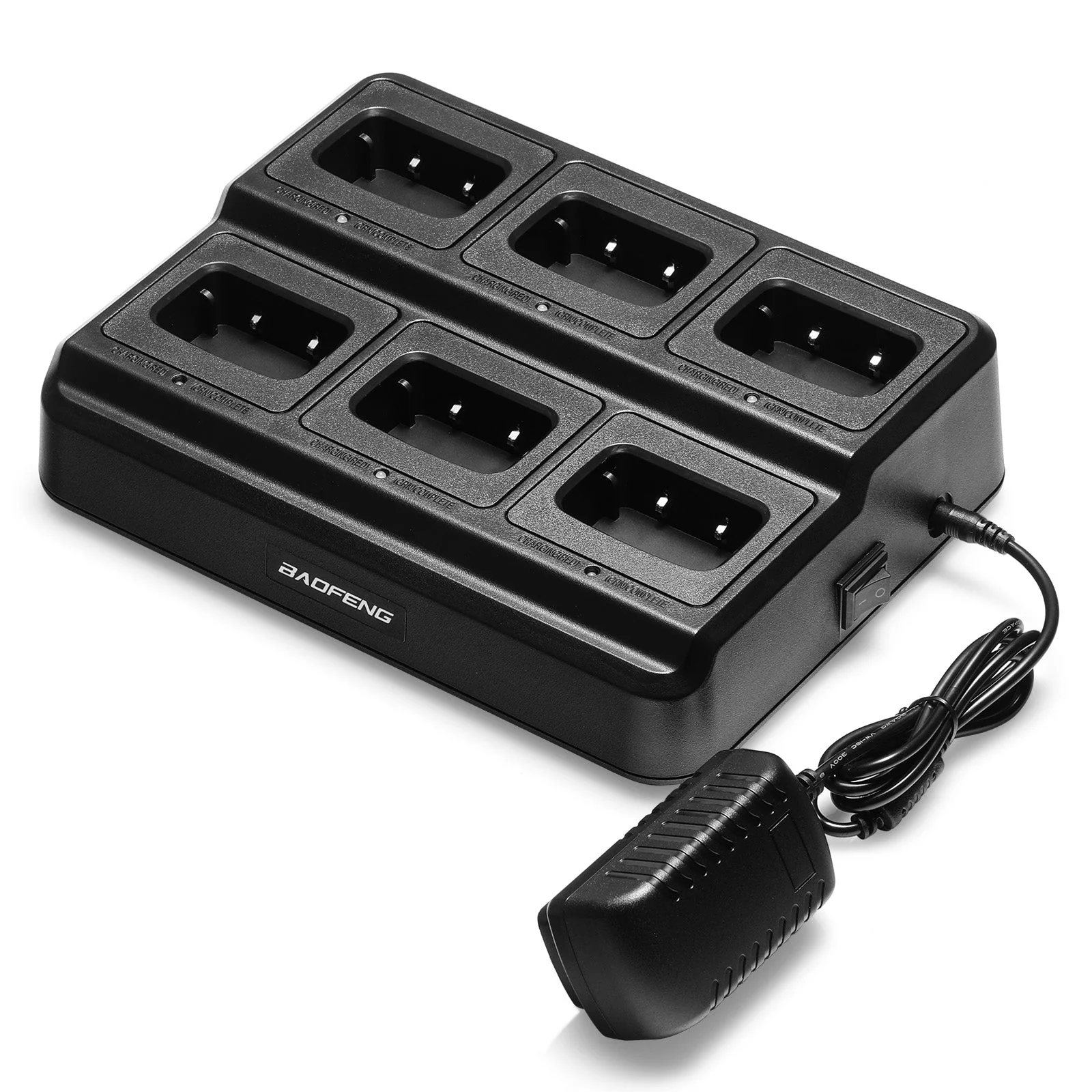 BF-888S Six Way Charger Multi Unit Charger Base