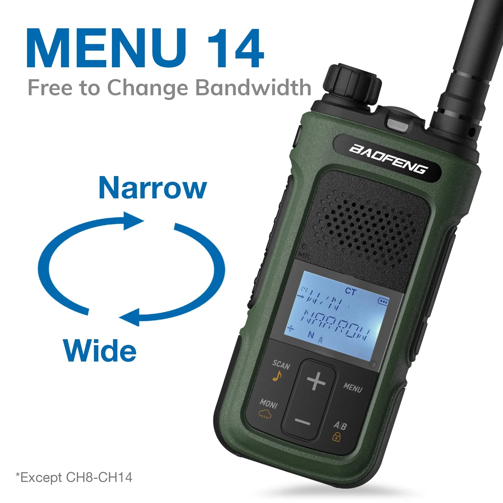 [OPEN BOX] G11S 3W GMRS Radio - Image 2