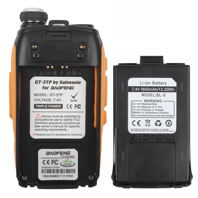 [OPEN BOX] GT-3TP Mark III 8W/4W/1W Dual Band Radio - Image 6