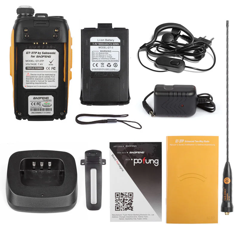 [OPEN BOX] GT-3TP Mark III 8W/4W/1W Dual Band Radio - Image 7