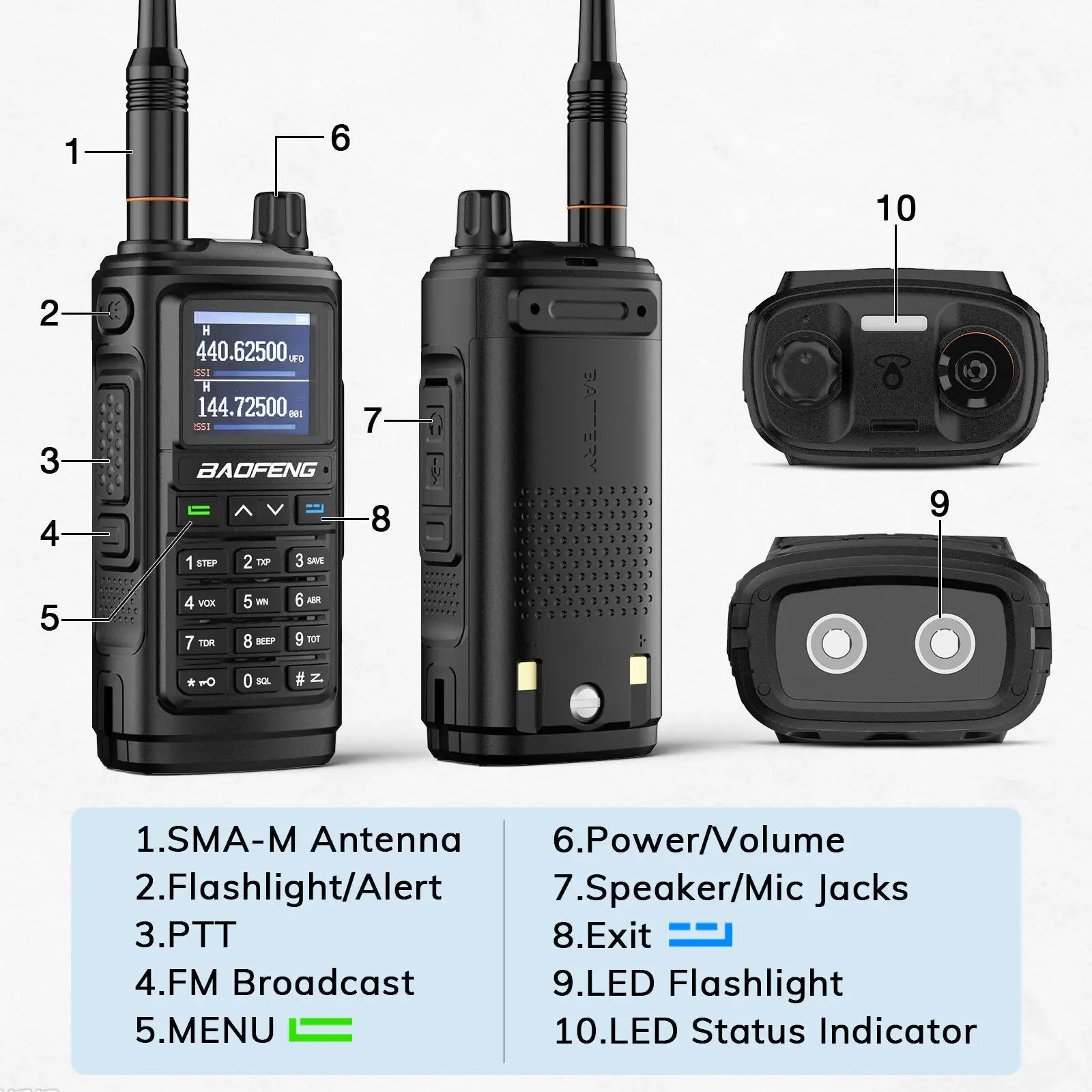 [OPEN BOX] UV-17R 5W Dual Band Radio - Image 5