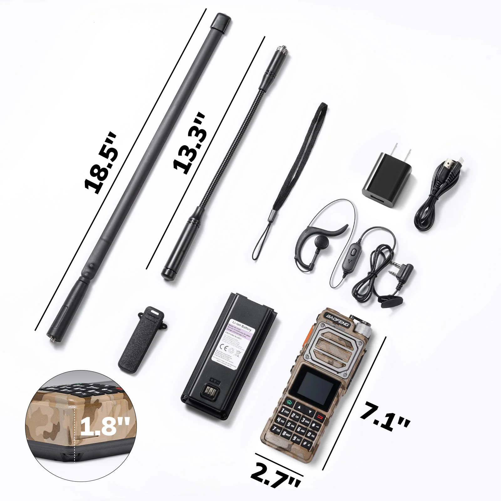 [OPEN BOX] UV-25 10W Tri-Power Radio - Image 13