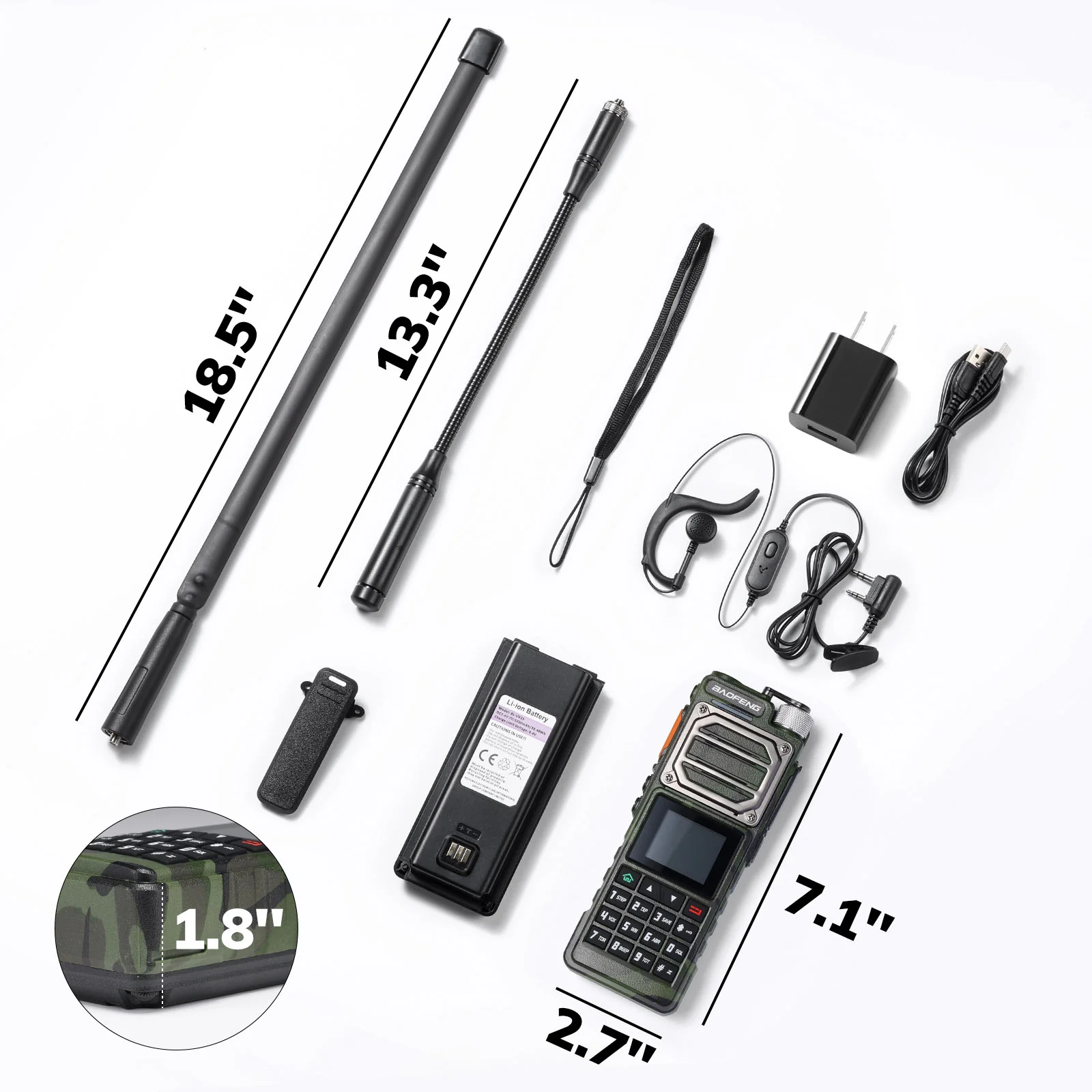 [OPEN BOX] UV-25 10W Tri-Power Radio - Image 15