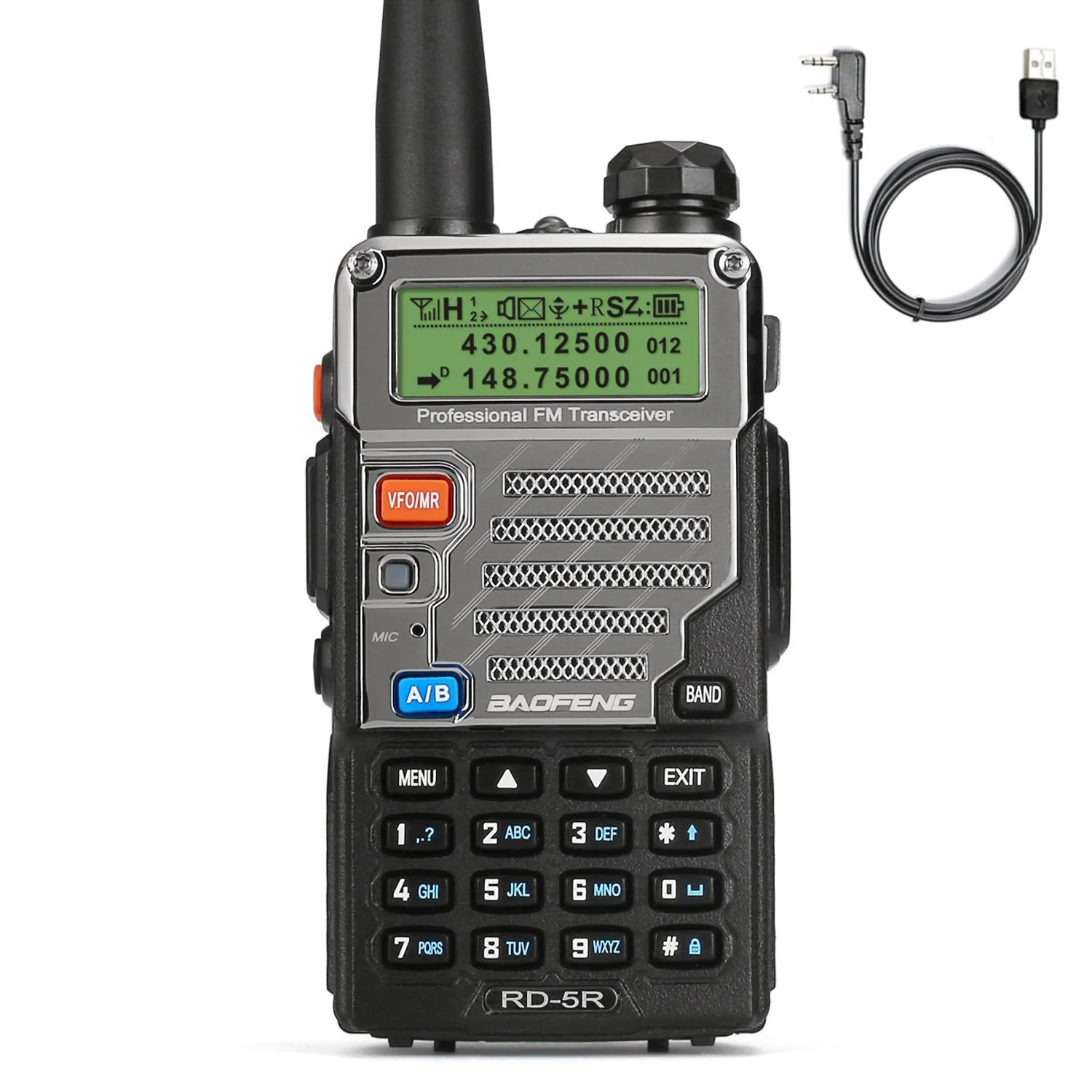 RD-5R 5W Dual Band DMR, US Plug