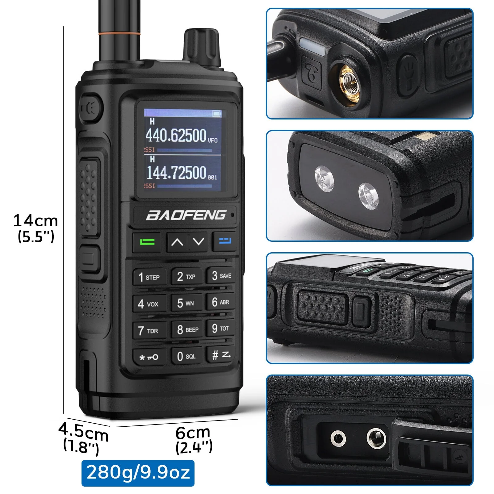 UV-17R 5W Dual Band Radio [Long Antenna Set] - Image 3