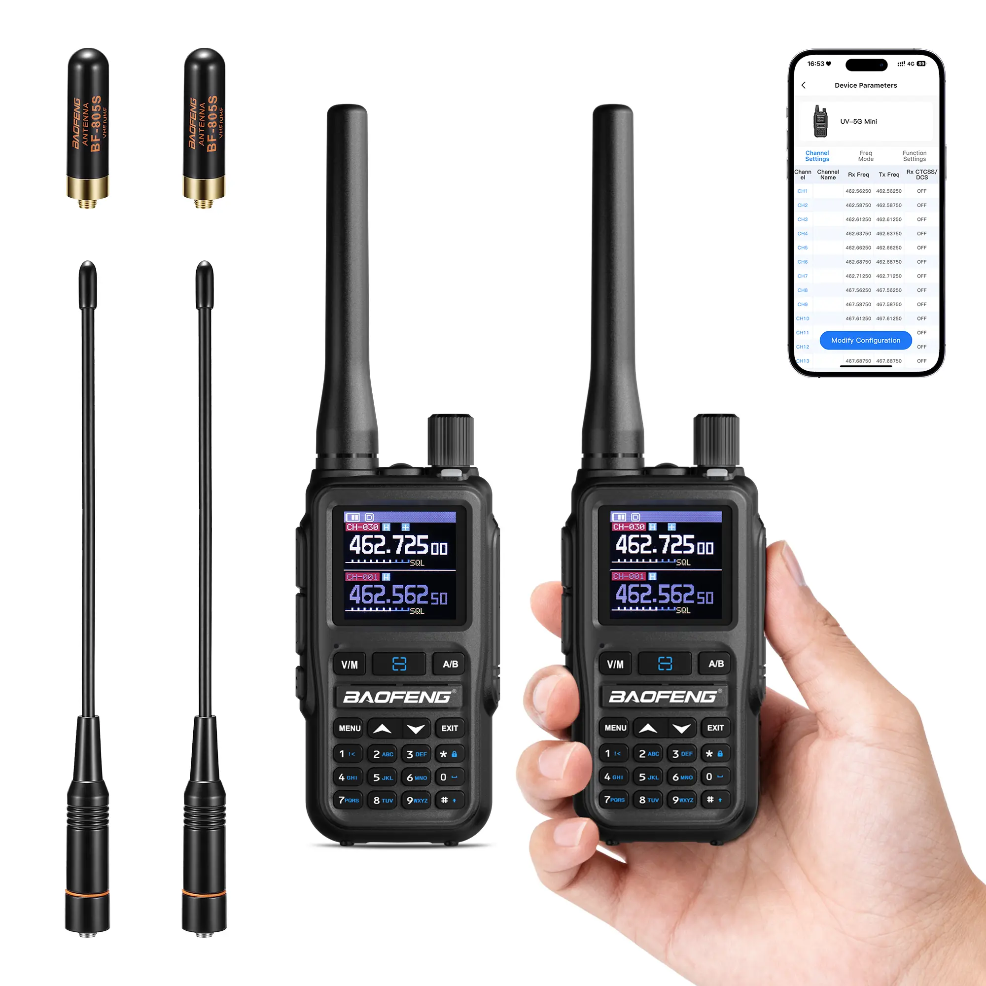 UV-5G Mini 5W GMRS Radio - Image 17