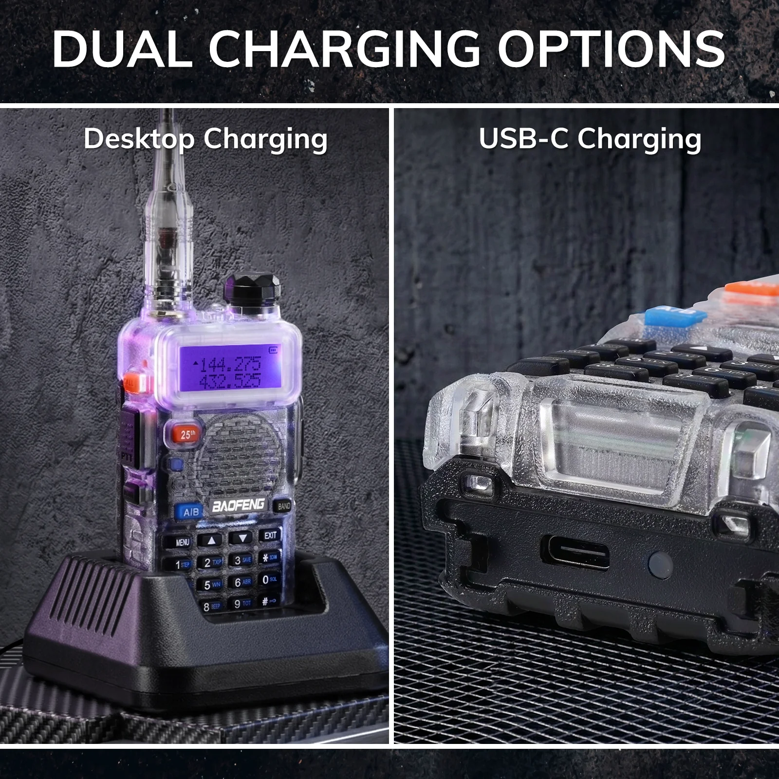 UV-5R Dual Band Ham Radio 25th Anniversary Edition - Image 12