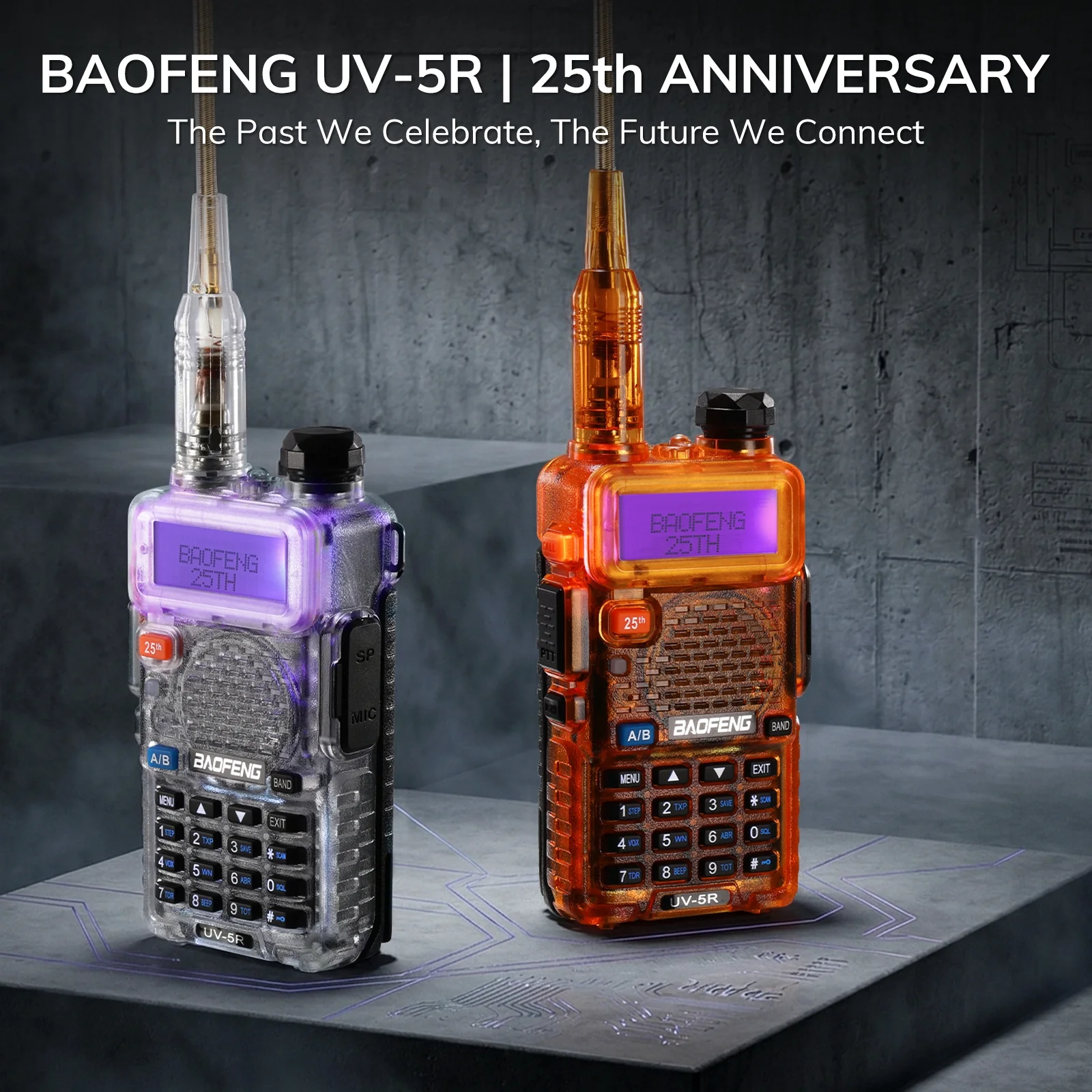 UV-5R Dual Band Ham Radio 25th Anniversary Edition - Image 7