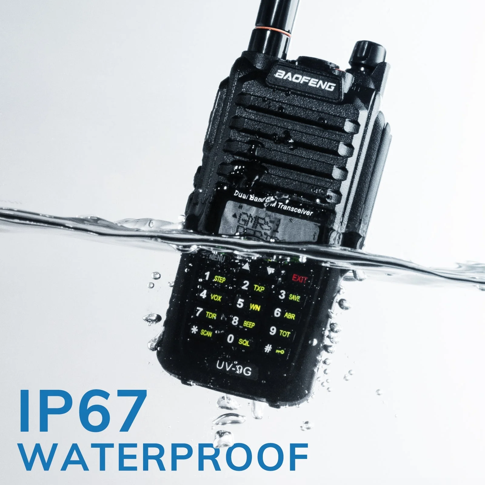 UV-9G[2 PACKS] GMRS IP67 Waterproof Radio - Image 3